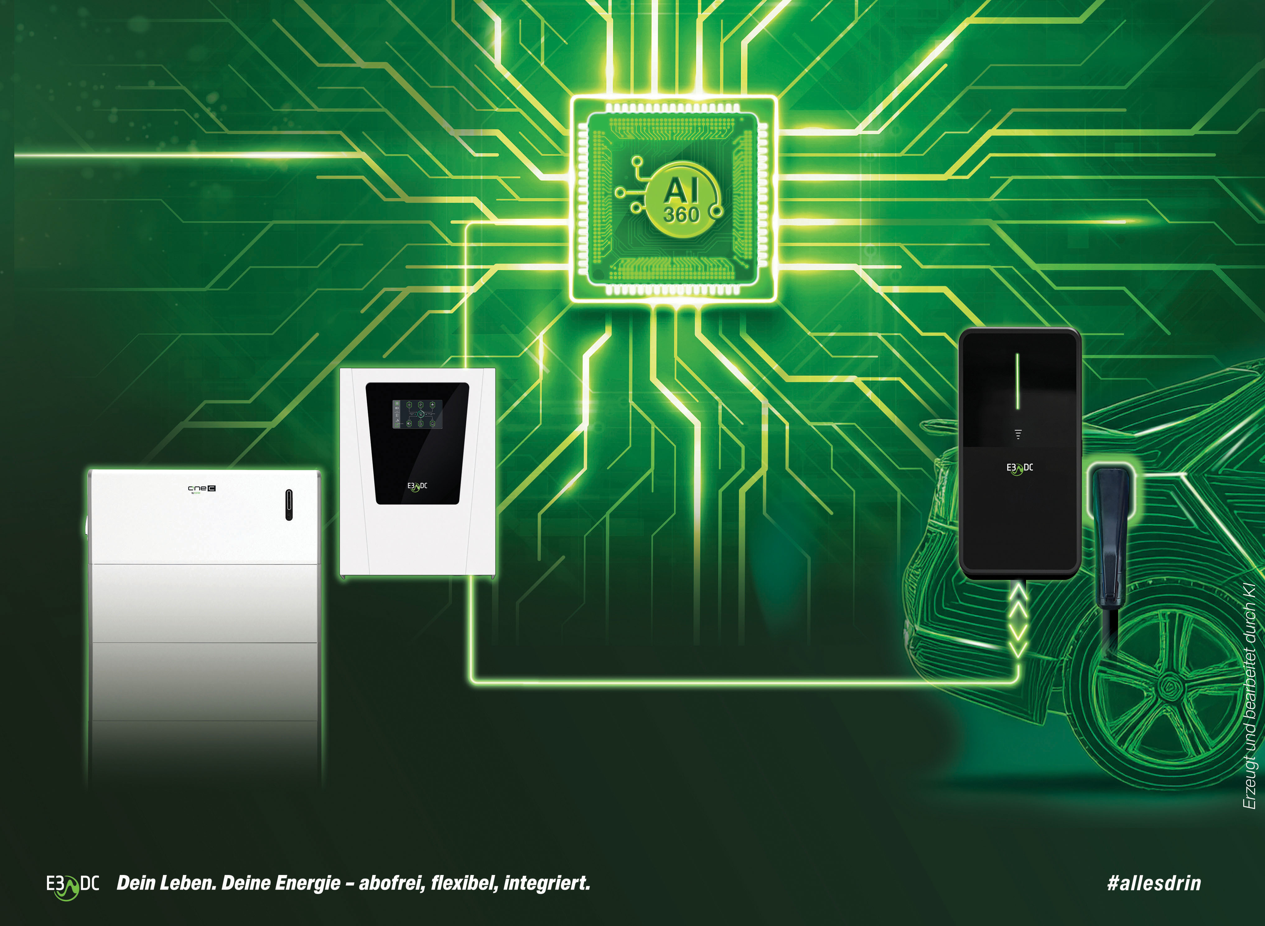 E3/DC Energiesystem fuer speichern, nutzen und sparen