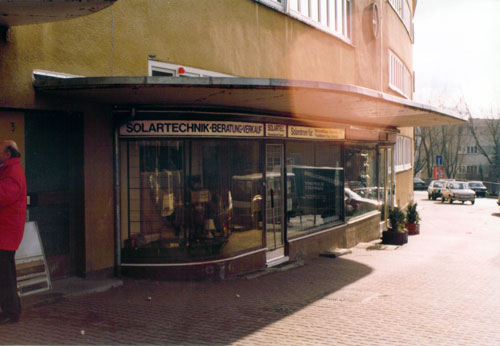 Alter SOLARTEC Laden aus den Anfängen